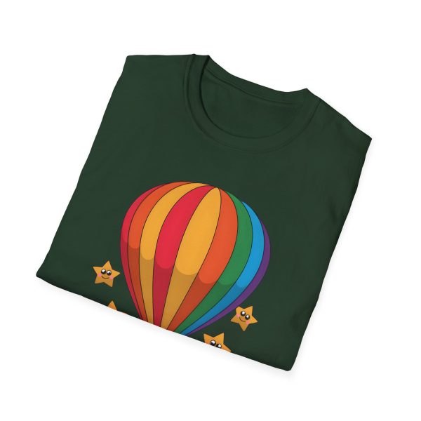 Tshirt LGBTQ+ montgolfière avec étoiles design coloré pour sensibilisation et soutien à la communauté LGBT+ et égalité shirt t-shirt - Image 76