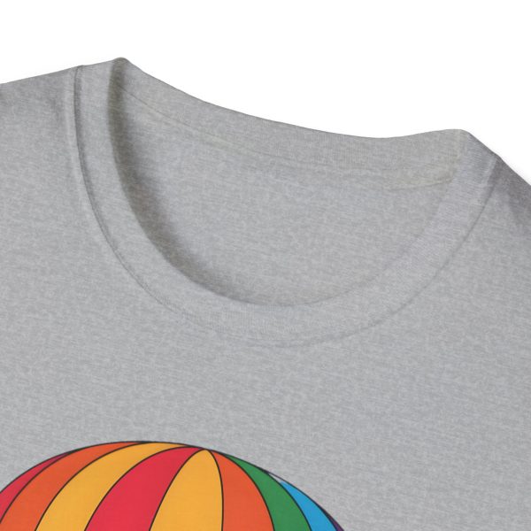 Tshirt LGBTQ+ montgolfière avec étoiles design coloré pour sensibilisation et soutien à la communauté LGBT+ et égalité shirt t-shirt - Image 27