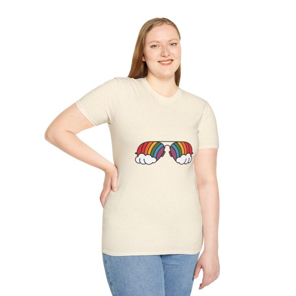 Tshirt Drapeau LGBT lunettes avec arc-en-ciel design amusant et stylé pour sensibilisation et soutien à la communauté LGBTQ+ shirt t-shirt - Image 41