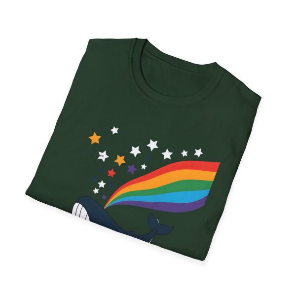 Tshirt LGBTQ+ baleine avec arc-en-ciel et étoiles design magique et coloré pour soutenir la diversité et inclusion LGBTQ+ shirt t-shirt - Image 76