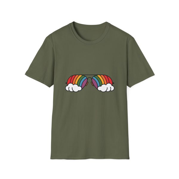 Tshirt Drapeau LGBT lunettes avec arc-en-ciel design amusant et stylé pour sensibilisation et soutien à la communauté LGBTQ+ shirt t-shirt - Image 61