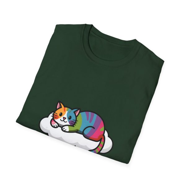 Tshirt LGBTQ+ chat allongé sur un nuage design mignon et apaisant pour célébrer l'amour et la diversité dans la communauté LGBTQ+ t-shirt - Image 76