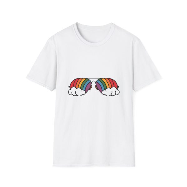 Tshirt Drapeau LGBT lunettes avec arc-en-ciel design amusant et stylé pour sensibilisation et soutien à la communauté LGBTQ+ shirt t-shirt - Image 13