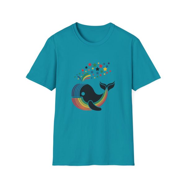 Tshirt LGBT+ baleine sautant hors d'un arc-en-ciel design magique et coloré pour célébrer la fierté et diversité LGBTQ+ shirt t-shirt - Image 97