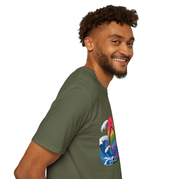 Tshirt LGBT+ tongs flottant dans l'eau design coloré et décontracté pour célébrer la fierté LGBTQ+ et l'amour universel shirt t-shirt - Image 71