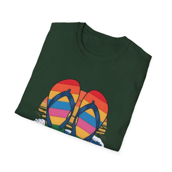 Tshirt LGBTQ+ tongs sur la plage design décontracté et estival pour célébrer la fierté et la diversité LGBTQ+ shirt t-shirt - Image 76