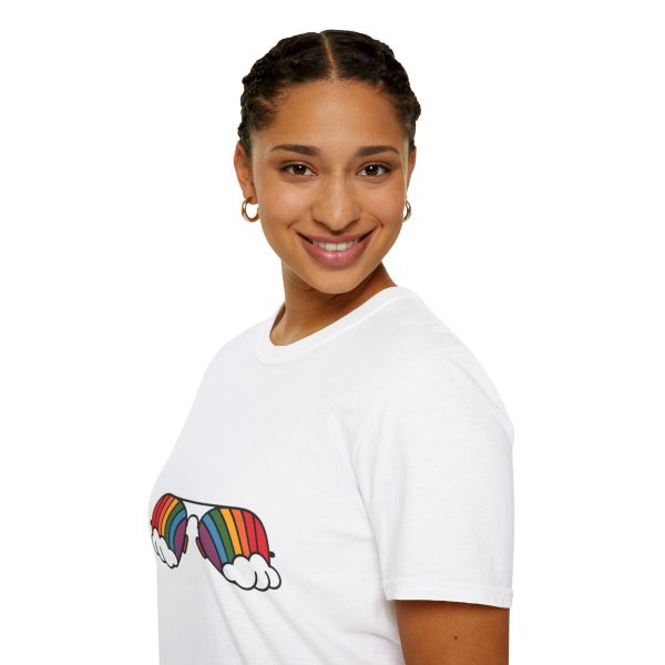 Tshirt Drapeau LGBT lunettes avec arc-en-ciel design amusant et stylé pour sensibilisation et soutien à la communauté LGBTQ+ shirt t-shirt - Image 21