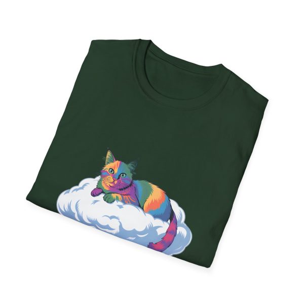 Tshirt Drapeau LGBT chat allongé sur un nuage design mignon et poétique pour sensibilisation et inclusion LGBTQ+ shirt t-shirt - Image 76