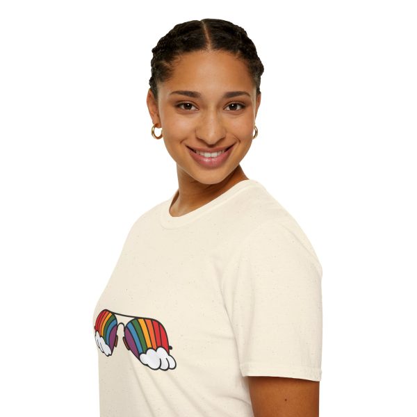 Tshirt Drapeau LGBT lunettes avec arc-en-ciel design amusant et stylé pour sensibilisation et soutien à la communauté LGBTQ+ shirt t-shirt - Image 45