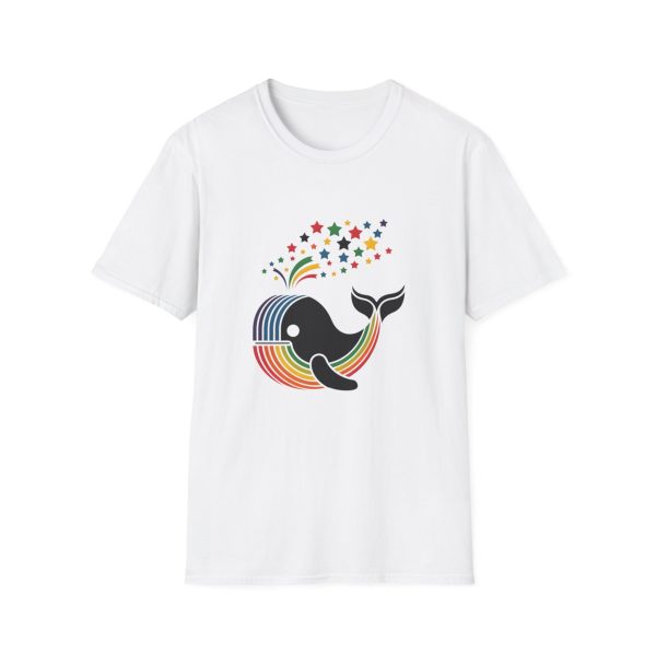 Tshirt LGBT+ baleine sautant hors d'un arc-en-ciel design magique et coloré pour célébrer la fierté et diversité LGBTQ+ shirt t-shirt - Image 13