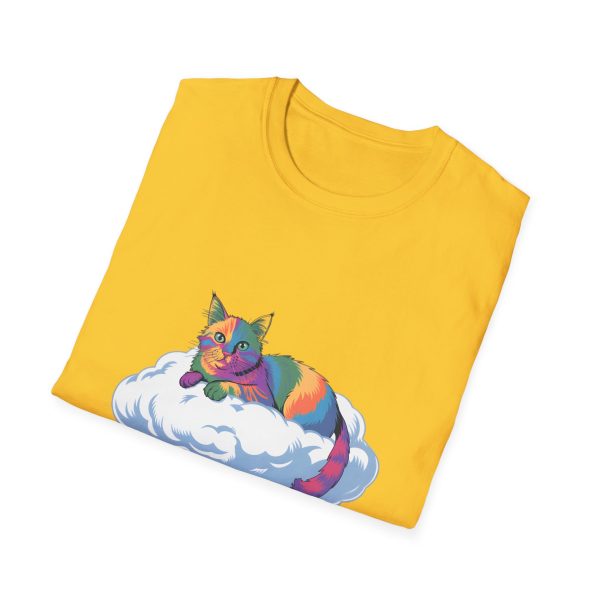 Tshirt Drapeau LGBT chat allongé sur un nuage design mignon et poétique pour sensibilisation et inclusion LGBTQ+ shirt t-shirt - Image 52