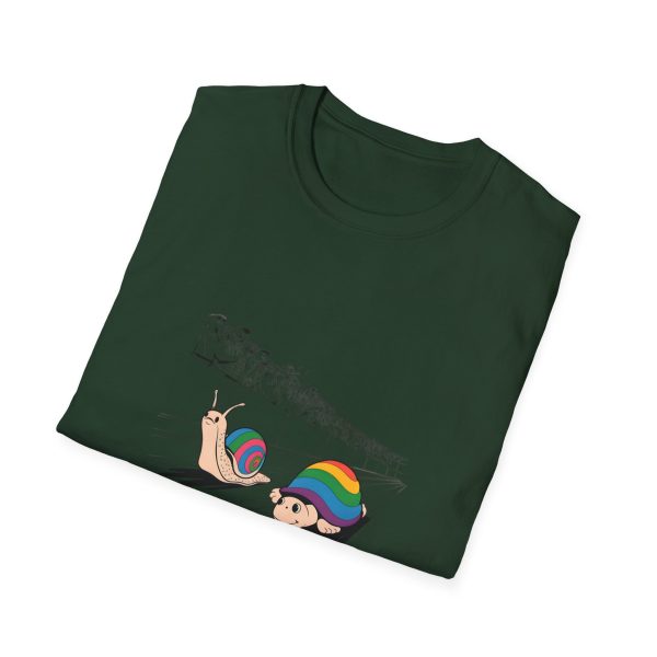 Tshirt LGBTQ+ deux escargots superposés design amusant pour célébrer la fierté et l'inclusion dans la communauté LGBT+ shirt t-shirt - Image 76