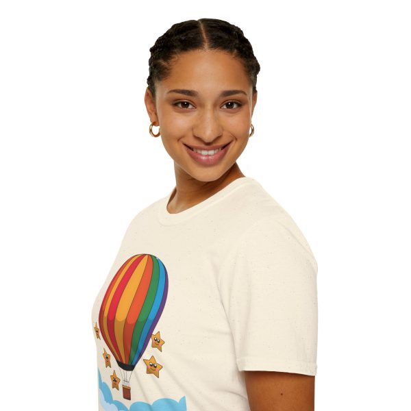 Tshirt LGBTQ+ montgolfière avec étoiles design coloré pour sensibilisation et soutien à la communauté LGBT+ et égalité shirt t-shirt - Image 45