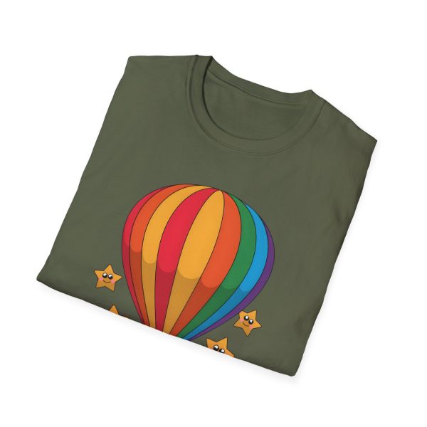 Tshirt LGBTQ+ montgolfière avec étoiles design coloré pour sensibilisation et soutien à la communauté LGBT+ et égalité shirt t-shirt - Image 64