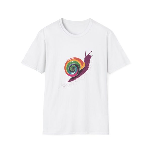 Tshirt Drapeau LGBT escargot assis sur un flocon de neige design mignon et coloré pour sensibilisation à la diversité LGBTQ+ shirt t-shirt - Image 13