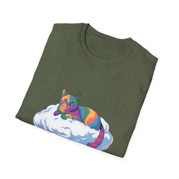 Tshirt Drapeau LGBT chat allongé sur un nuage design mignon et poétique pour sensibilisation et inclusion LGBTQ+ shirt t-shirt - Image 64