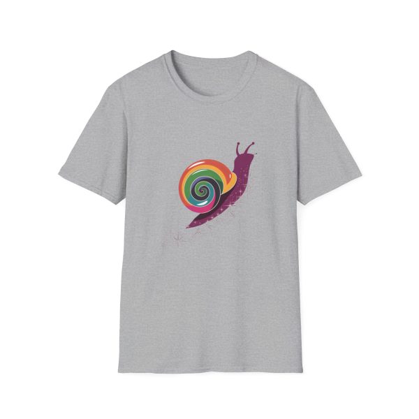 Tshirt Drapeau LGBT escargot assis sur un flocon de neige design mignon et coloré pour sensibilisation à la diversité LGBTQ+ shirt t-shirt - Image 25