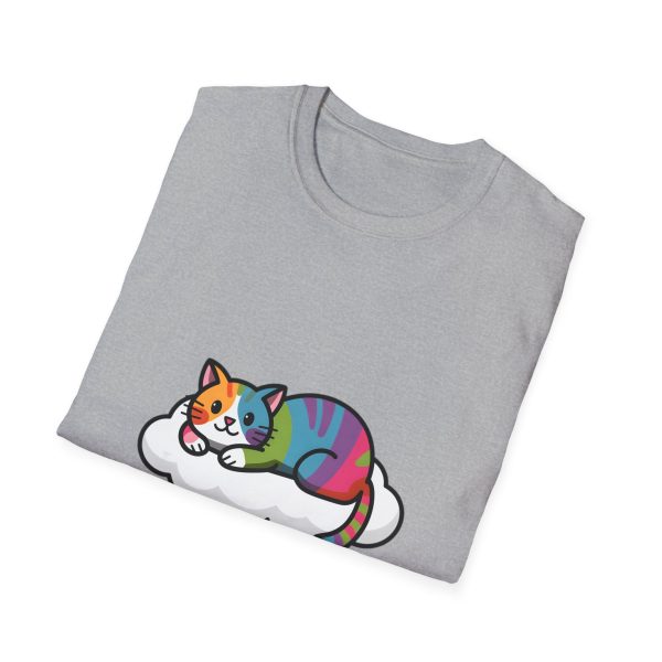 Tshirt LGBTQ+ chat allongé sur un nuage design mignon et apaisant pour célébrer l'amour et la diversité dans la communauté LGBTQ+ t-shirt - Image 28