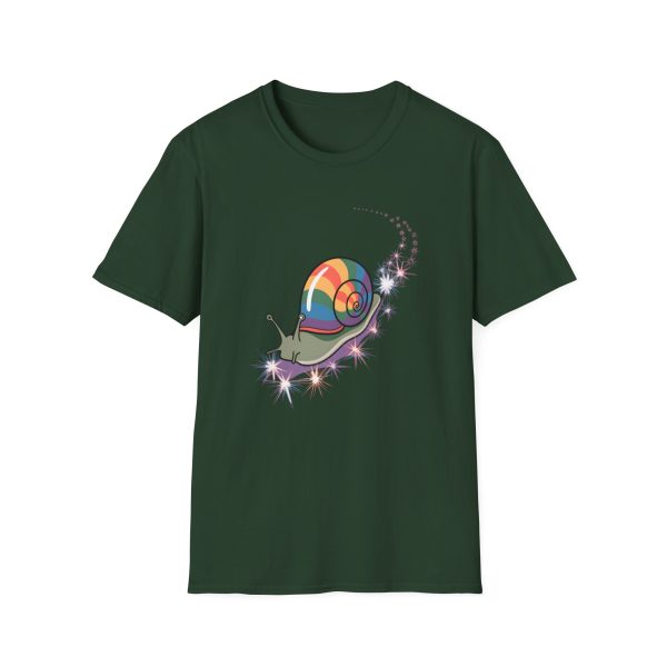 Tshirt LGBT+ escargot avec coquille colorée sur son dos design original et mignon pour célébrer la diversité et fierté LGBTQ+ shirt t-shirt - Image 73