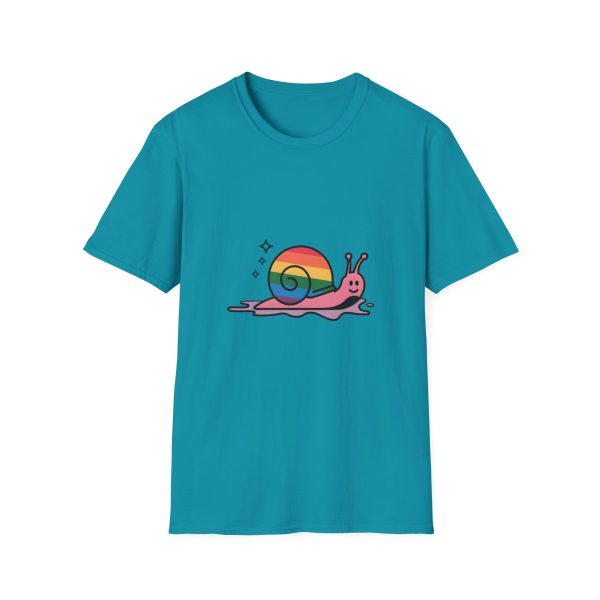 Tshirt Drapeau LGBT escargot avec coquille arc-en-ciel design amusant et coloré pour sensibilisation LGBTQ+ et fierté shirt t-shirt - Image 97