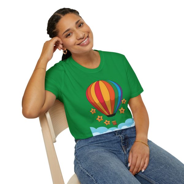 Tshirt LGBTQ+ montgolfière avec étoiles design coloré pour sensibilisation et soutien à la communauté LGBT+ et égalité shirt t-shirt - Image 94