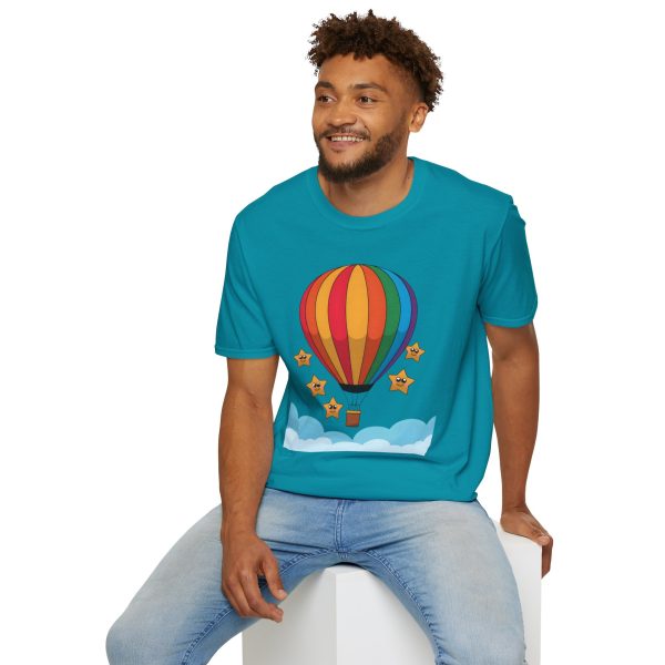 Tshirt LGBTQ+ montgolfière avec étoiles design coloré pour sensibilisation et soutien à la communauté LGBT+ et égalité shirt t-shirt - Image 108