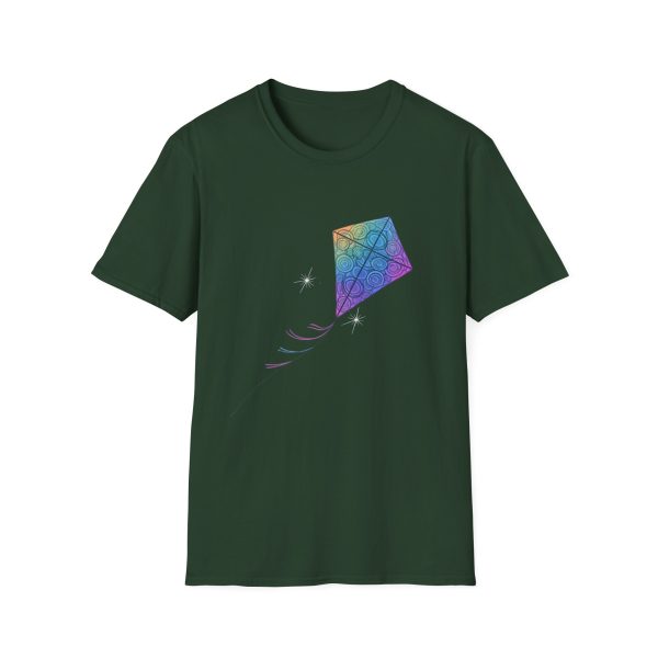 Tshirt Drapeau LGBT cerf-volant coloré volant dans la nuit design symbolique pour célébrer la liberté et la fierté LGBTQ+ shirt t-shirt - Image 73