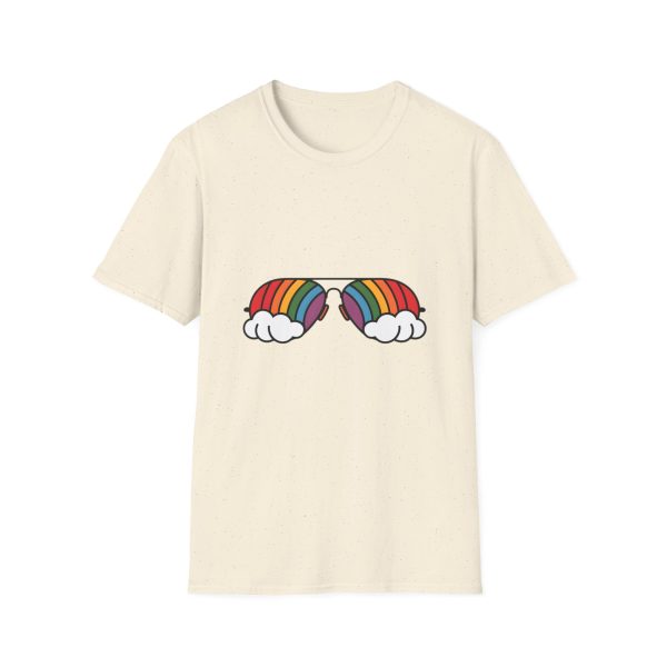 Tshirt Drapeau LGBT lunettes avec arc-en-ciel design amusant et stylé pour sensibilisation et soutien à la communauté LGBTQ+ shirt t-shirt - Image 37