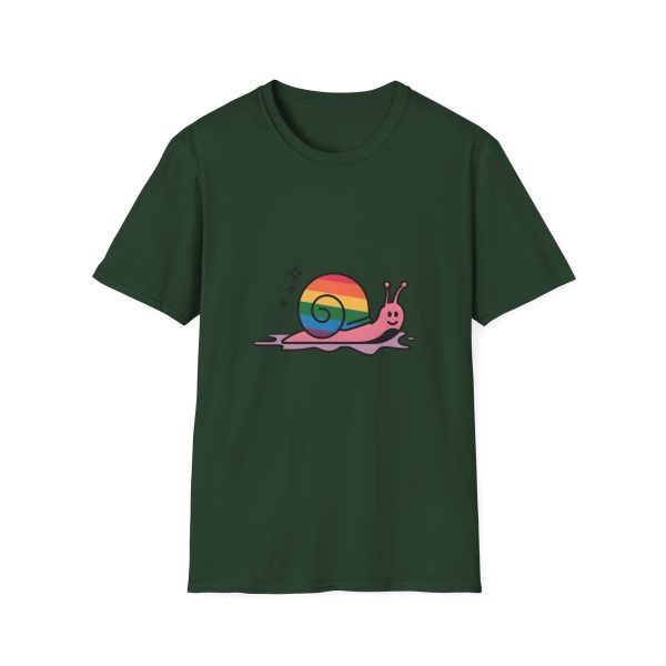 Tshirt Drapeau LGBT escargot avec coquille arc-en-ciel design amusant et coloré pour sensibilisation LGBTQ+ et fierté shirt t-shirt - Image 73