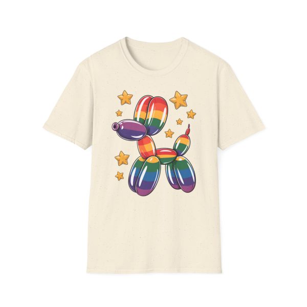 Tshirt Drapeau LGBT ballon en forme de chien avec étoiles design amusant et coloré pour soutien à la communauté LGBTQ+ et diversité t-shirt - Image 37