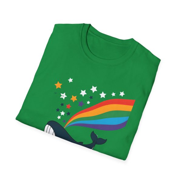 Tshirt LGBTQ+ baleine avec arc-en-ciel et étoiles design magique et coloré pour soutenir la diversité et inclusion LGBTQ+ shirt t-shirt - Image 88