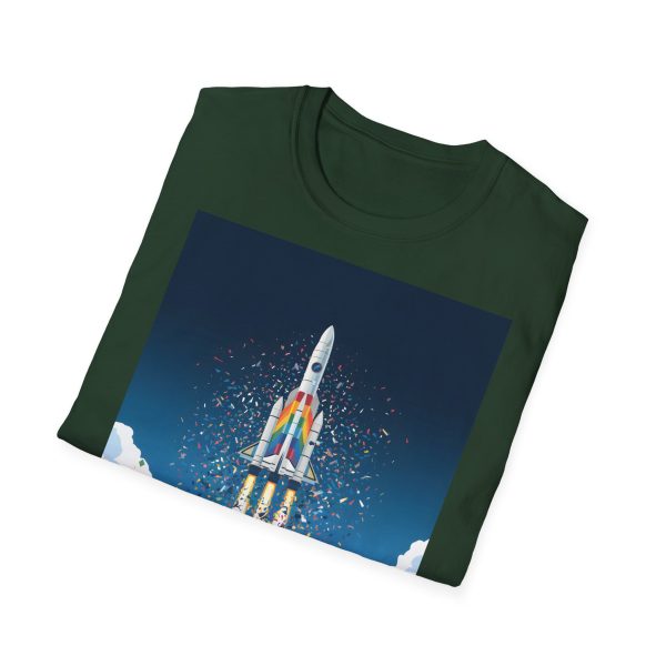 Tshirt LGBTQ+ fusée décolle dans le ciel design futuriste et inspirant pour célébrer la fierté et inclusion LGBTQ+ shirt t-shirt - Image 76