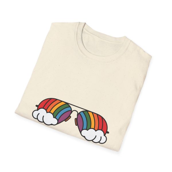 Tshirt Drapeau LGBT lunettes avec arc-en-ciel design amusant et stylé pour sensibilisation et soutien à la communauté LGBTQ+ shirt t-shirt - Image 40