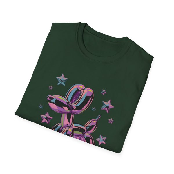 Tshirt Drapeau LGBT ballon en forme de chien avec des étoiles en arrière-plan design amusant et coloré pour célébrer la fierté t-shirt - Image 76