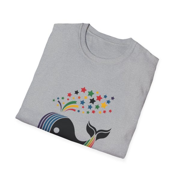 Tshirt LGBT+ baleine sautant hors d'un arc-en-ciel design magique et coloré pour célébrer la fierté et diversité LGBTQ+ shirt t-shirt - Image 28