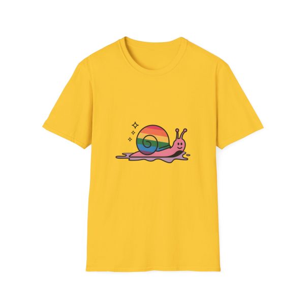 Tshirt Drapeau LGBT escargot avec coquille arc-en-ciel design amusant et coloré pour sensibilisation LGBTQ+ et fierté shirt t-shirt - Image 49