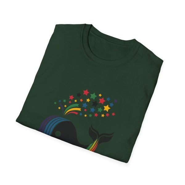 Tshirt LGBT+ baleine sautant hors d'un arc-en-ciel design magique et coloré pour célébrer la fierté et diversité LGBTQ+ shirt t-shirt - Image 76