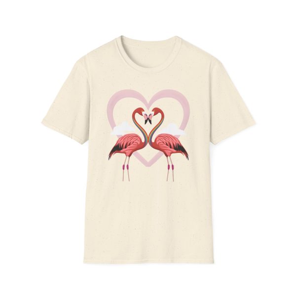 Tshirt LGBTQ+ flamants roses formant un coeur design symbolique et symbolique pour célébrer l'amour et la diversité LGBTQ+ shirt t-shirt - Image 37