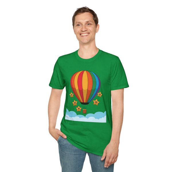 Tshirt LGBTQ+ montgolfière avec étoiles design coloré pour sensibilisation et soutien à la communauté LGBT+ et égalité shirt t-shirt - Image 91