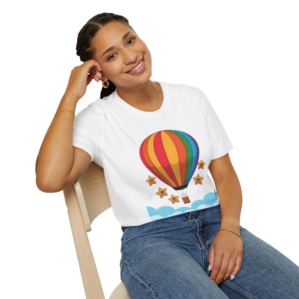 Tshirt LGBTQ+ montgolfière avec étoiles design coloré pour sensibilisation et soutien à la communauté LGBT+ et égalité shirt t-shirt - Image 22