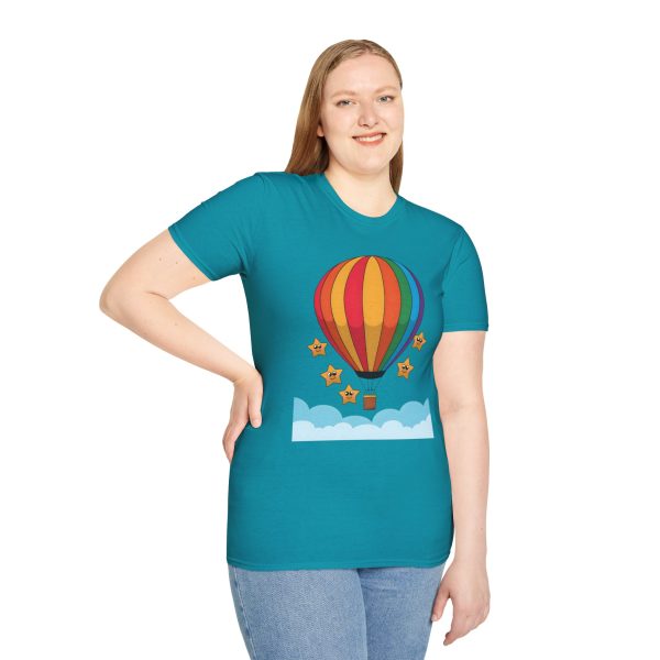 Tshirt LGBTQ+ montgolfière avec étoiles design coloré pour sensibilisation et soutien à la communauté LGBT+ et égalité shirt t-shirt - Image 101