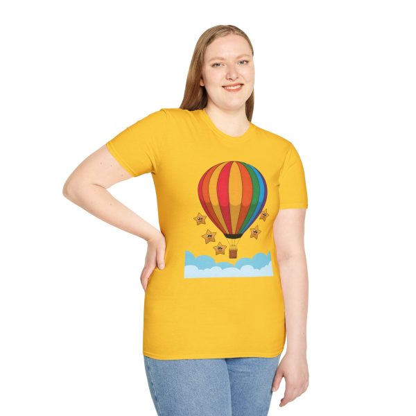 Tshirt LGBTQ+ montgolfière avec étoiles design coloré pour sensibilisation et soutien à la communauté LGBT+ et égalité shirt t-shirt - Image 53