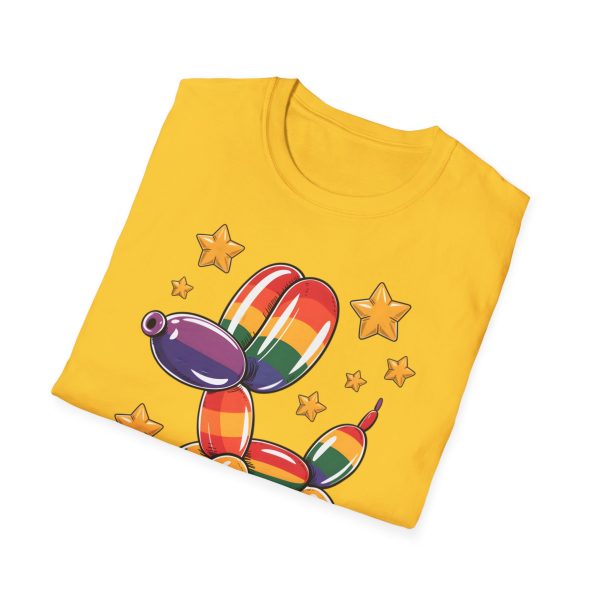 Tshirt Drapeau LGBT ballon en forme de chien avec étoiles design amusant et coloré pour soutien à la communauté LGBTQ+ et diversité t-shirt - Image 52