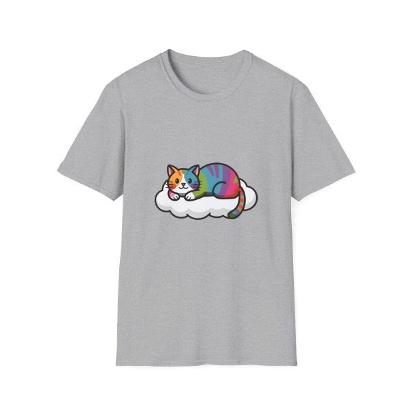 Tshirt LGBTQ+ chat allongé sur un nuage design mignon et apaisant pour célébrer l'amour et la diversité dans la communauté LGBTQ+ t-shirt - Image 25