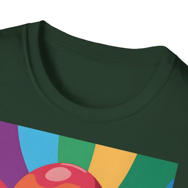 Tshirt Drapeau LGBT trois cônes de glace avec garnitures différentes design amusant et coloré pour célébrer la diversité LGBTQ+ t-shirt - Image 75