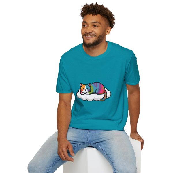 Tshirt LGBTQ+ chat allongé sur un nuage design mignon et apaisant pour célébrer l'amour et la diversité dans la communauté LGBTQ+ t-shirt - Image 108