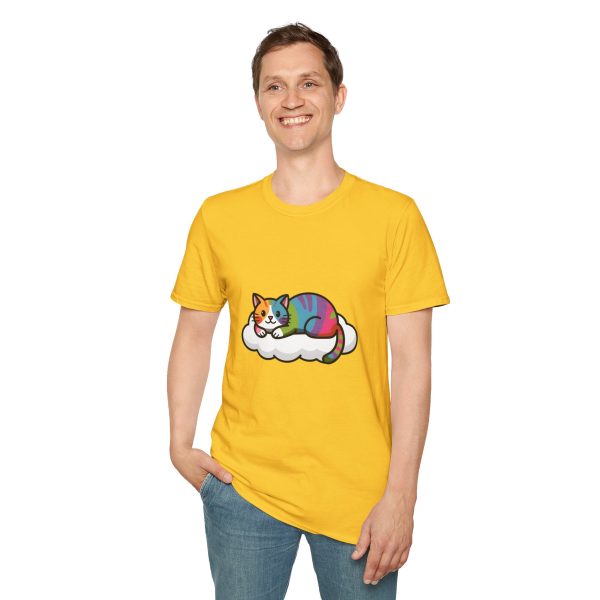 Tshirt LGBTQ+ chat allongé sur un nuage design mignon et apaisant pour célébrer l'amour et la diversité dans la communauté LGBTQ+ t-shirt - Image 55