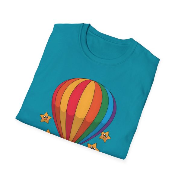 Tshirt LGBTQ+ montgolfière avec étoiles design coloré pour sensibilisation et soutien à la communauté LGBT+ et égalité shirt t-shirt - Image 100