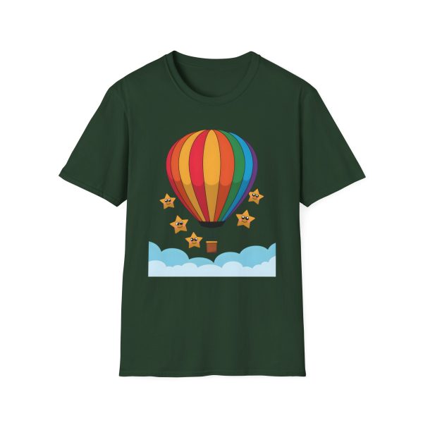 Tshirt LGBTQ+ montgolfière avec étoiles design coloré pour sensibilisation et soutien à la communauté LGBT+ et égalité shirt t-shirt - Image 73