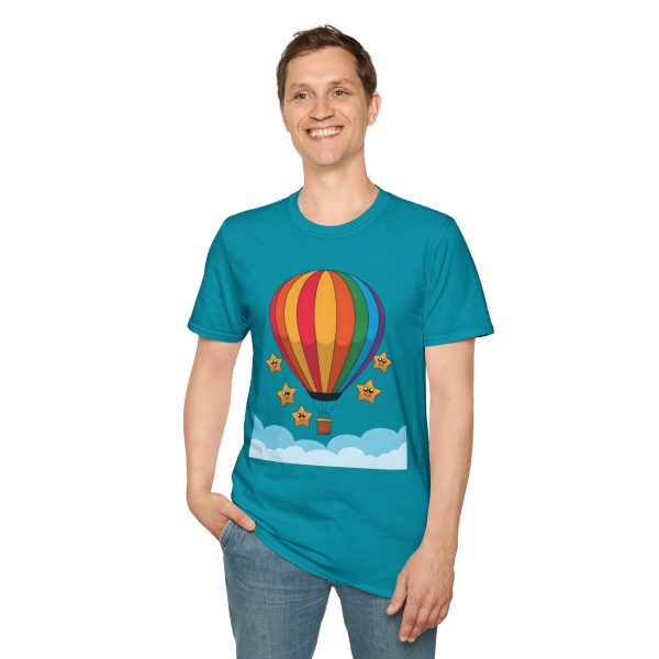 Tshirt LGBTQ+ montgolfière avec étoiles design coloré pour sensibilisation et soutien à la communauté LGBT+ et égalité shirt t-shirt - Image 103